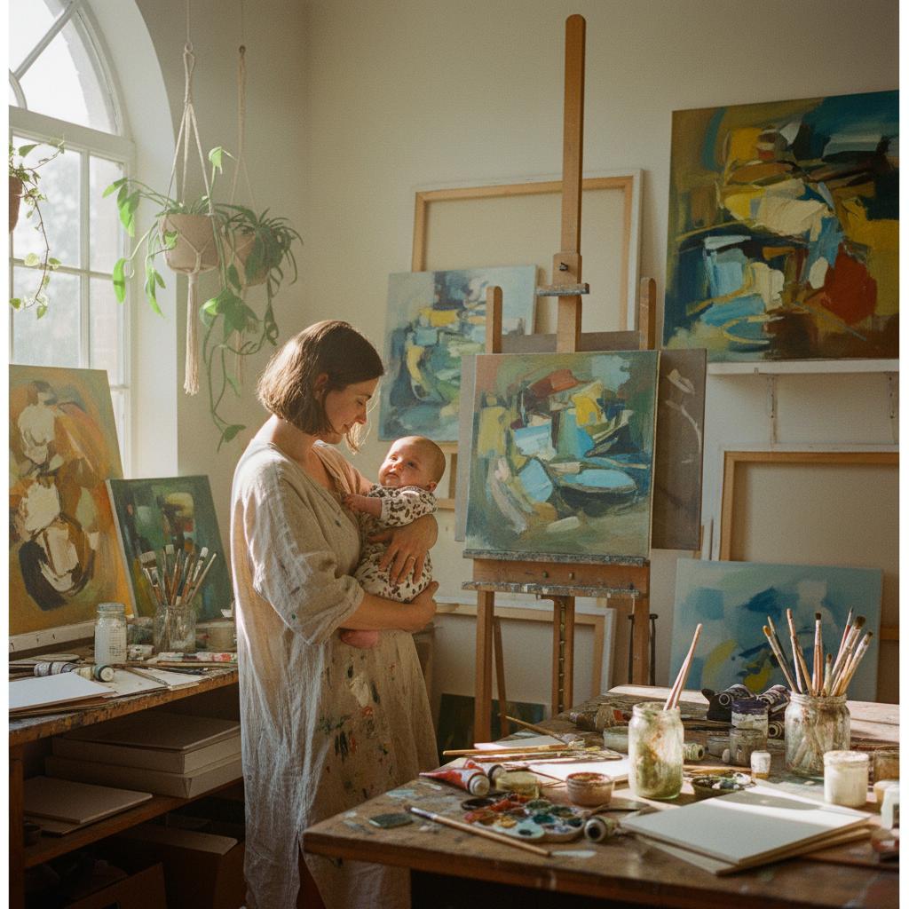 Katherine and baby